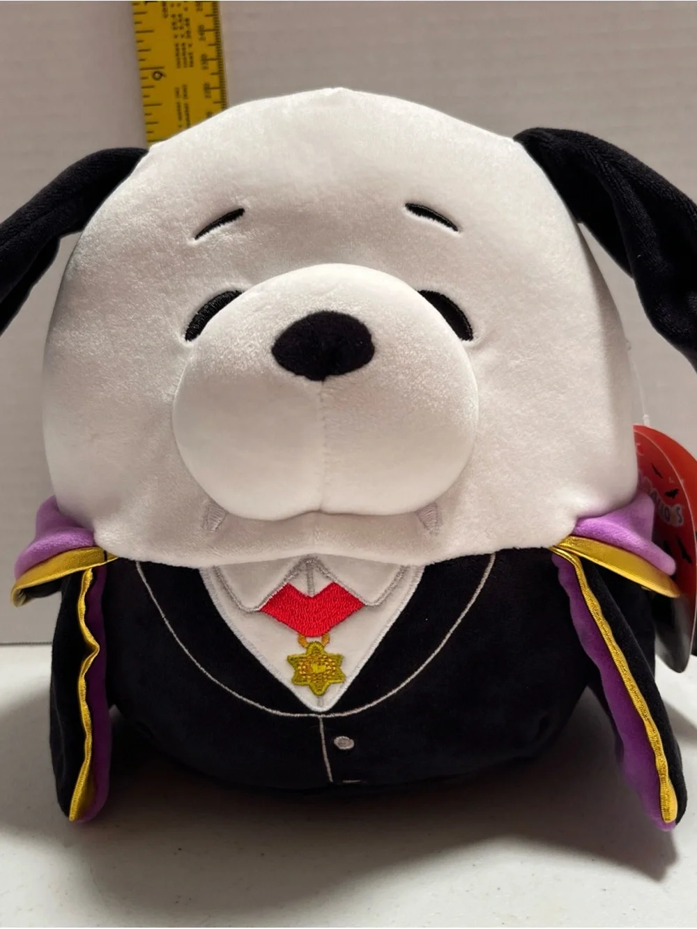 Squishmallows Peanuts Snoopy Vampire Halloween 2025 8” Plush NWT